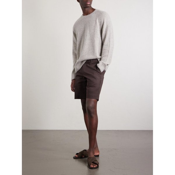 슬림핏 코튼 블렌드 개버딘 치노 쇼츠 46376663163019229