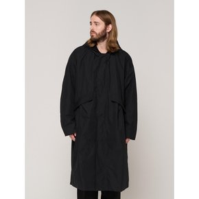 FISHTAIL LONG PARKA HOOD  (BLACK)