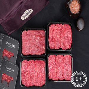 한우비 [산지직송/냉장]  1+등급 프리미엄 한우암소구이 선물세트5호1.8kg(등심.채끝.국거리 각 600g)