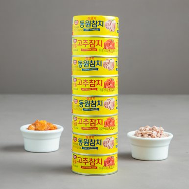 동원 반반참치 (라이트 100g X 4 + 고추 100g X 4입)