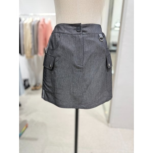 [여주점] 아웃포켓 포인트 A라인 미니 스커트 ER2WS466