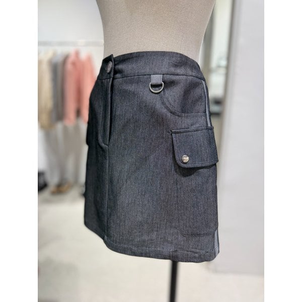 [여주점] 아웃포켓 포인트 A라인 미니 스커트 ER2WS466