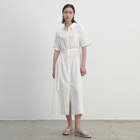나인(Atelier Nain) (택가:119,000원)에센셜 쿨링 오버핏 원피스 S(OP-6185)