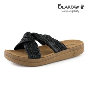 베어파우(BEARPAW) 여성 CLEO 데일리 슬리퍼 블랙(K1937001)