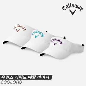 [캘러웨이코리아정품] 2022 캘러웨이 리퀴드 메탈 우먼스 바이저 골프모자[3COLORS][여성용]