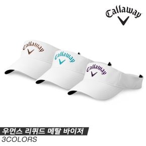 [캘러웨이코리아정품] 2022 캘러웨이 리퀴드 메탈 우먼스 바이저 골프모자[3COLORS][여성용]