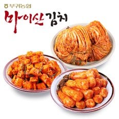 [한국농협김치] 전북 대표김치 마이산김치 3종5호(포기김치3kg+깍두기1kg+총각김치1kg)