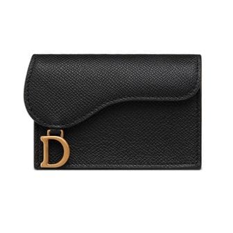 DIOR 24 SS 디올 여성 Saddle 플랩 카드 지갑 900 noir DIO7H9X6BCKZZZZZ00 TP816352447 79556045