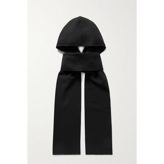 더로우 고르디 후드 브러시드 캐시미어 스카프 블랙 1647597318316002