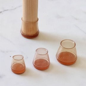 미끄럼방지 의자 보호 발커버 투명 의자캡 소음방지