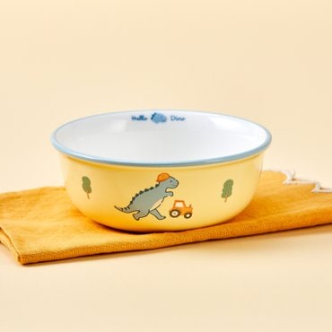 모던하우스 동물친구들 공룡 도자기 대접 13.5CM