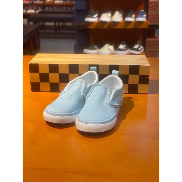 [여주점] (키즈) 스니커즈 토들러 슬립온 벨크로 (스카이 블루) (VN000D4FBER)
