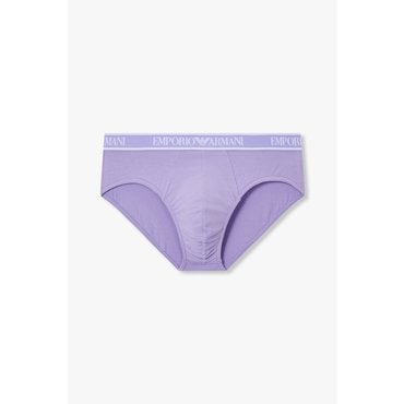 EMPORIO ARMANI 남성 프레임 로고 밴딩 코튼 브리프(0815111301)