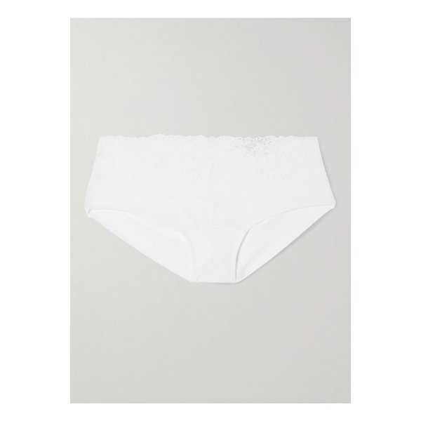 더블 테이크 레이스 스트레치 저지 브리프 화이트 1647597354388341