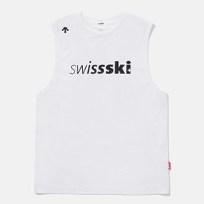 [데상트 공식] SWISS SKI 인스파이어드 슬리브리스 SP221EST58