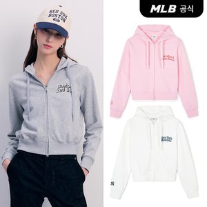 MLB [코리아공식]여성 바시티 크롭 집업 (3 COLOR)