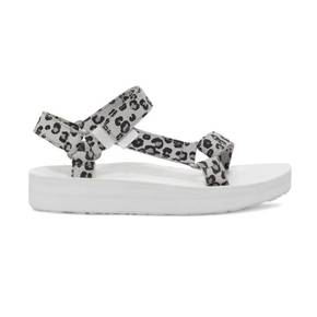 4844147 Teva Womens Midform Luxe Universal Sandal In Leopard White