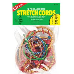 캐나다 명품 코글란 STRETCH CORDS 다용도 고정로프 고무줄 고정줄 짐받이줄 12개