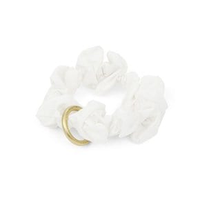 SCRUNCHIE / T VOLUME / RING / WHITE