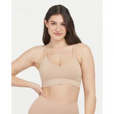 4378283 Spanx Everyday Shaping-Ecocare Longline Bralette - Toasted Oatmeal