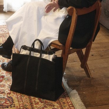 드메이커 Big new vase bag-canvas black DM20FBV015S