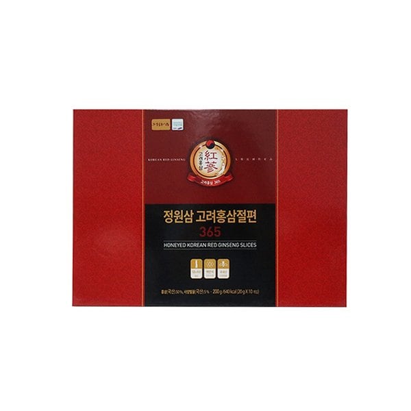 정원삼 고려홍삼절편 365(20g*10개입)