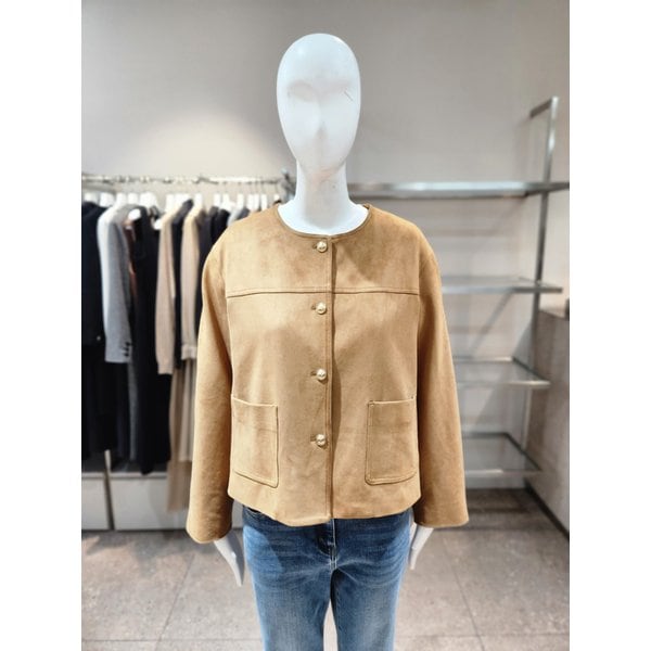 [여주점] [나이스클랍] 스웨이드 라운드 자켓  A261PWL203