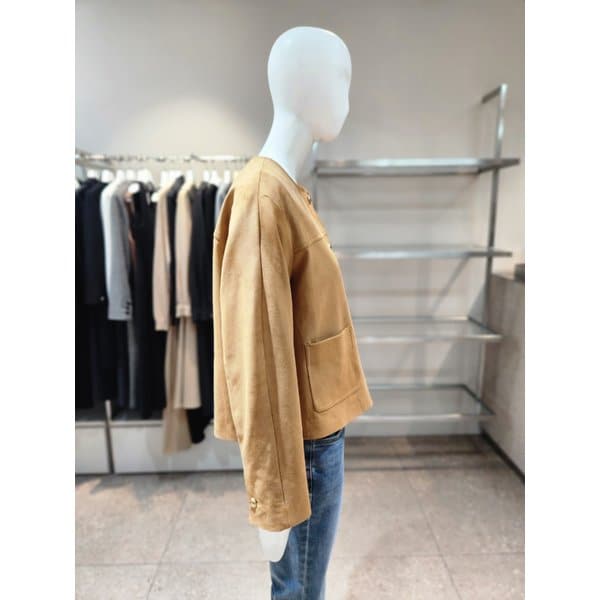 [여주점] [나이스클랍] 스웨이드 라운드 자켓  A261PWL203