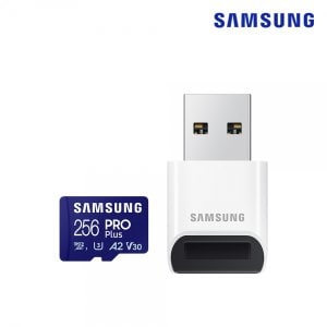 엠지솔루션 삼성micro SD PRO Plus 2023 (리더기 패키지) (256GB)