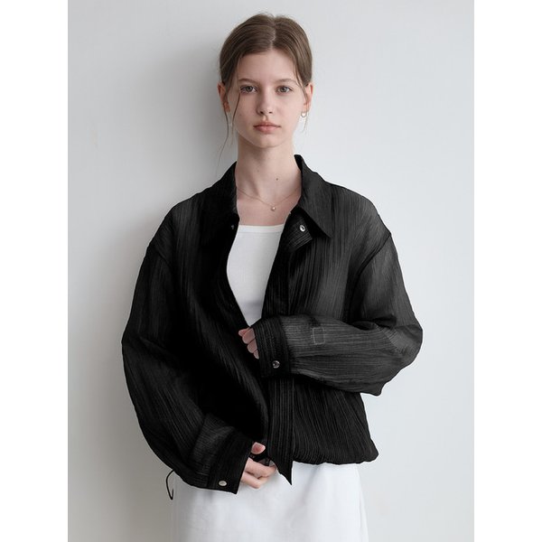 les rainy summer wind half Jacket (black)