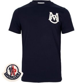 [부산점] 몽클레어 네이비 모노그램 티셔츠 8C00004 8390T 778