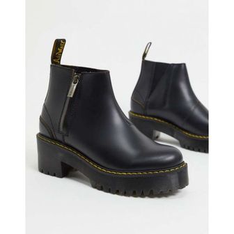 이스퀘어 5093899 Dr Martens Rometty II zip heeled chelsea boots in black