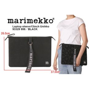 5 % OFF]  MARIMEKKO Laptop sleeve 13 PC 93329 999  BLACK [쿠폰 마리 메코 인치 Unikko랩탑