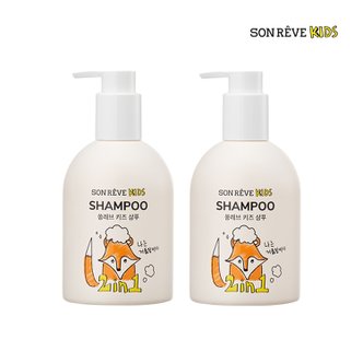 쏭레브 키즈 2in1 샴푸(300ml) 1+1 컨디셔너 겸용/ 어린이 유아 샴푸