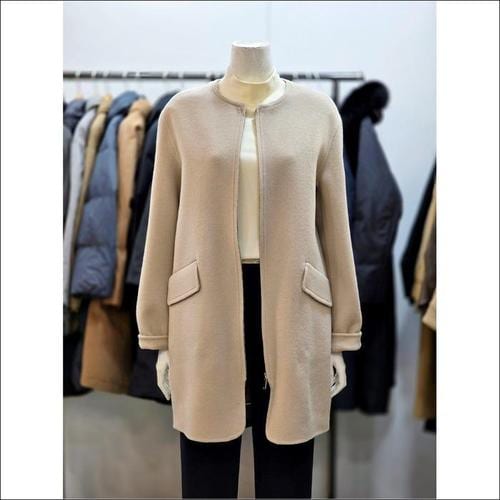 BCBG 세이브존02 라운드 집업 핸드메이드 코트 A6S1H806(1)