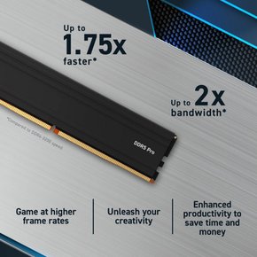 DDR5-5600 크루셜 PRO(마이크론제) 데스크탑용 메모리 24GBX2장 제한부 무기한 보증