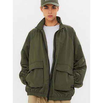 쿨트 SCRIPT EMBROIDERY BLOUSON JACKET KHAKI