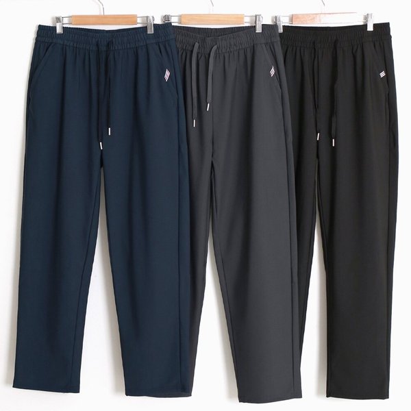 남자 고무줄 밴딩팬츠 근무복 데일리룩 필수템 스판 빅사이즈 작업바지 출근룩 슬랙스