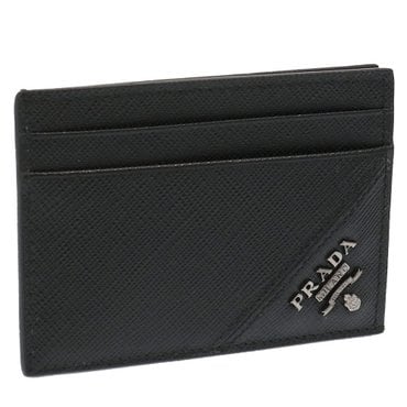  PRADA 2MC047 QME F0002 SAFFIANO METAL [] [프라다] 카드 케이스 남성 형 누름 가죽 머니 클립