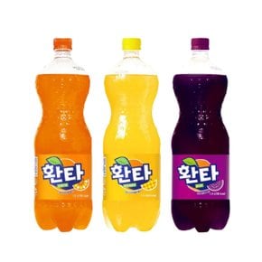 [한번에먹자] 환타 1.5L 3종(오렌지+파인애플+포도) 각 2페트씩 / 총 6페트