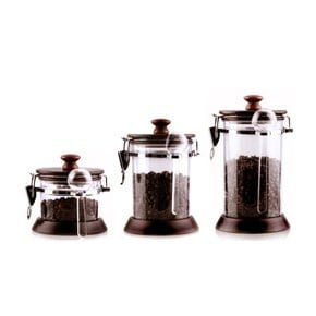 홈아트 원목 밀폐용기(대) 원두 커피 보관통 캐니스터