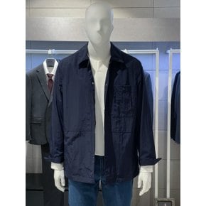 남성 봄여름 네이비 셔츠형 바람막이 점퍼