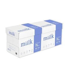 밀크 A4 75g 5000매(2500매x2박스)  SAMU(D)