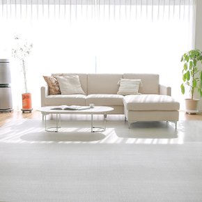 사뿐 PVC 롤매트 1.4m x 2m 15T 코튼아이보리 시공매트