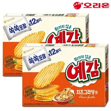  오리온 예감 치즈그라탕맛 204gX2개