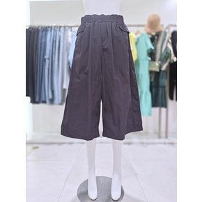 AK원주점 르니앤맥코이 포켓포인트 주름 밴딩 7부 와이드 팬츠 MN08SL100