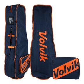 Volvik 볼빅 세이프티 일체형 골프 항공커버  네이비오렌지 _P382120876