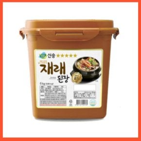 신송식품 재래된장 대용량 6kg x 2개