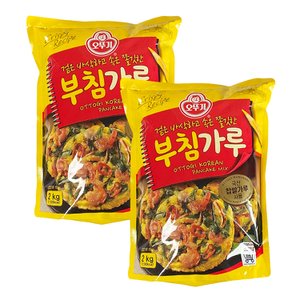 오뚜기 부침가루 2kg 2개