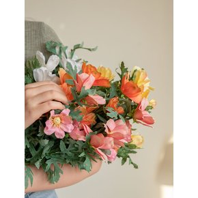 실크파스텔 코스모스 조화 4colors